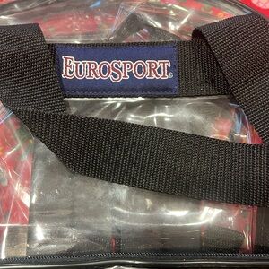 NWT Eurosport clear backpack.